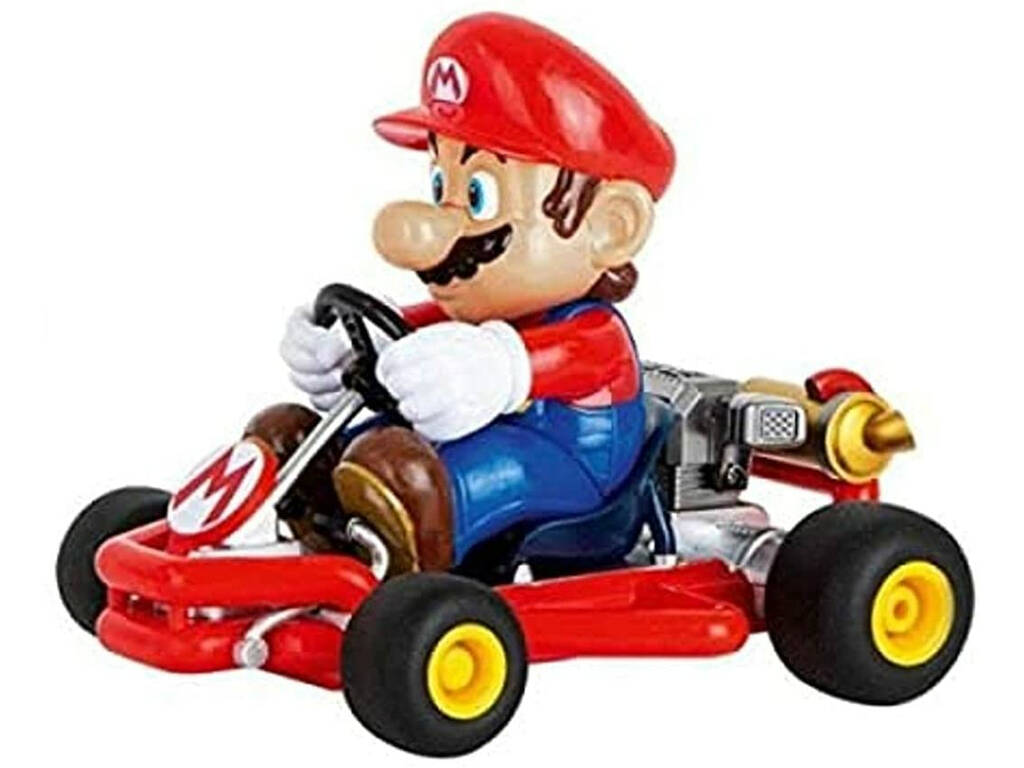 Radiocomando 1:18 Mario Kart Pipe Cart Carrera 200989