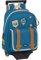 Sac  dos 006 avec trolley 705 Recyclable National Geographic Explorer Safta 612009020