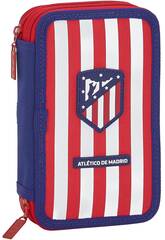 Plumier Doble Pequeño 28 Piezas Atlético de Madrid Safta 411958854