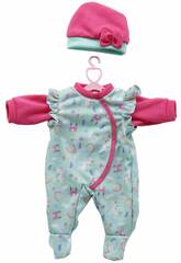Tenue de poup�e 40 cm. Licornes