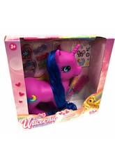Coiffures licorne avec accessoires roses