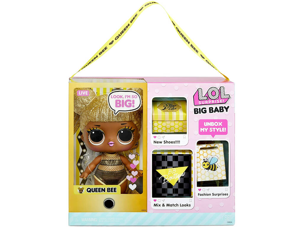 LOL Surprise Big Baby Bambola Queen Bee MGA 578192