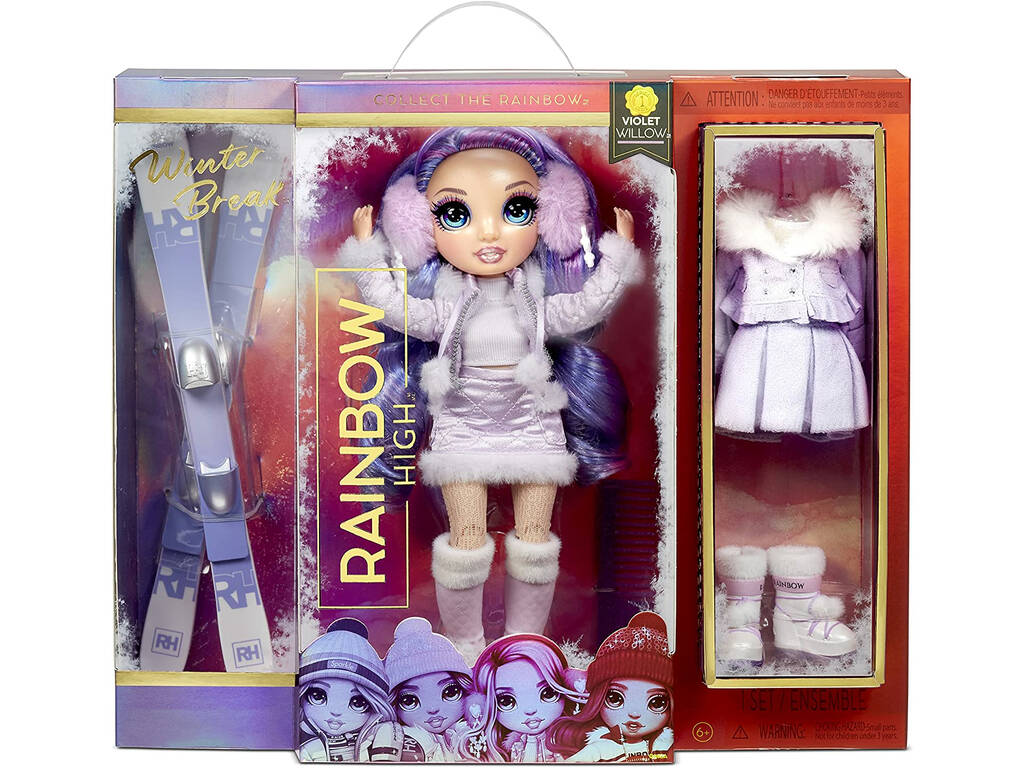 Rainbow High Winter Break Fashion Puppe Violet Willow MGA 574804