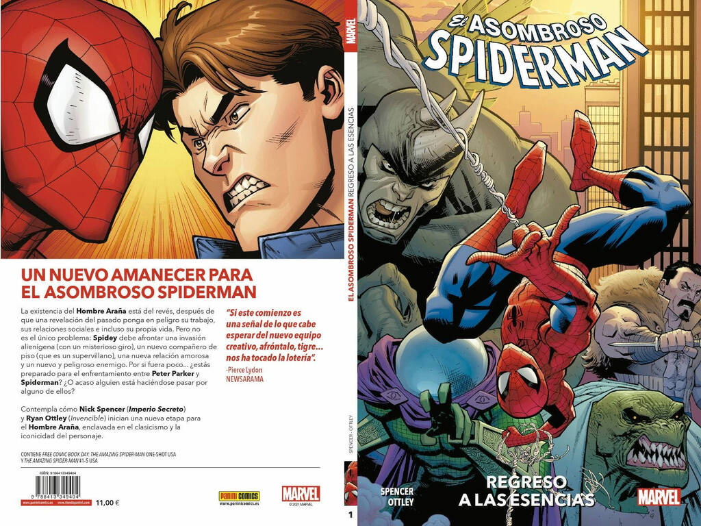 The Amazing Spider-Man Retour aux Essences Marvel Premiere Panini