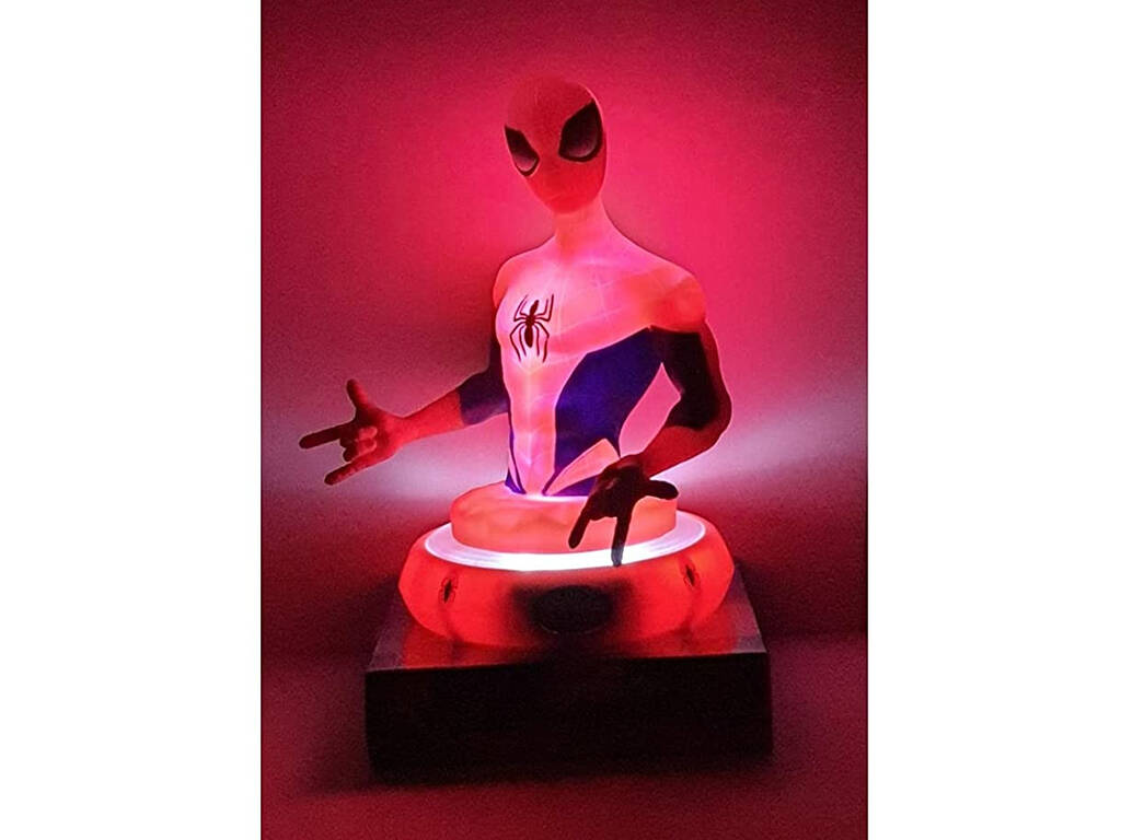 Spiderman lampada da notte Figura 3D Kids MV15910