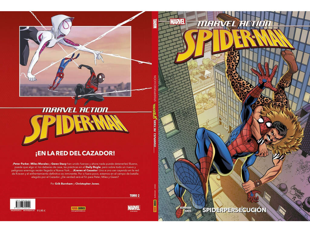 Spiderman Spider Perseguição Marvel Action Panini