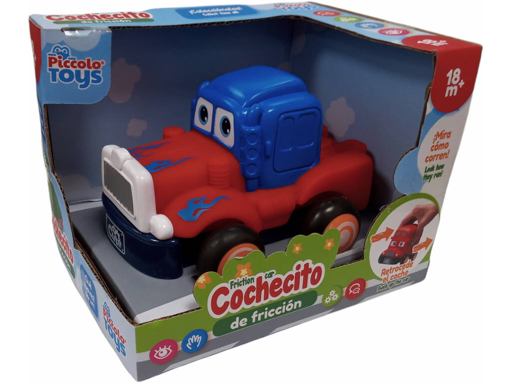 Roter und Blauer Reibung-Truck Kinderfahrzeug