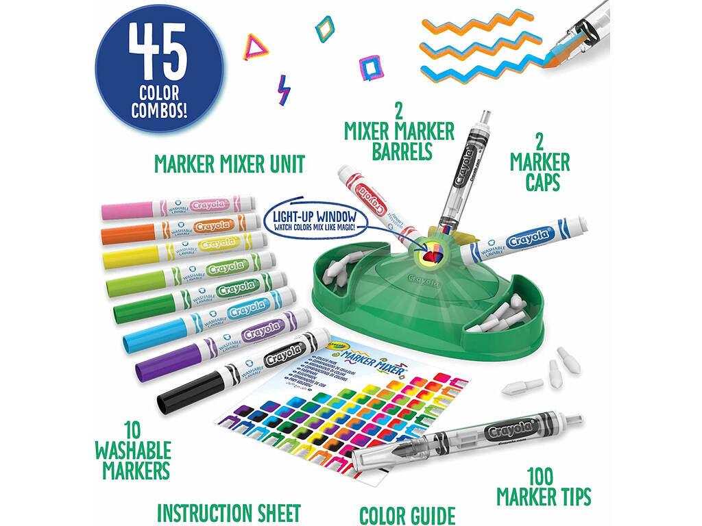 Maker Mixer Crayola 74-7460 Double Point Pen Lab
