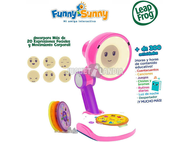 Acheter Funny Sunny Mon ami interactif rose Cefa Toys 916 - Juguetilandia