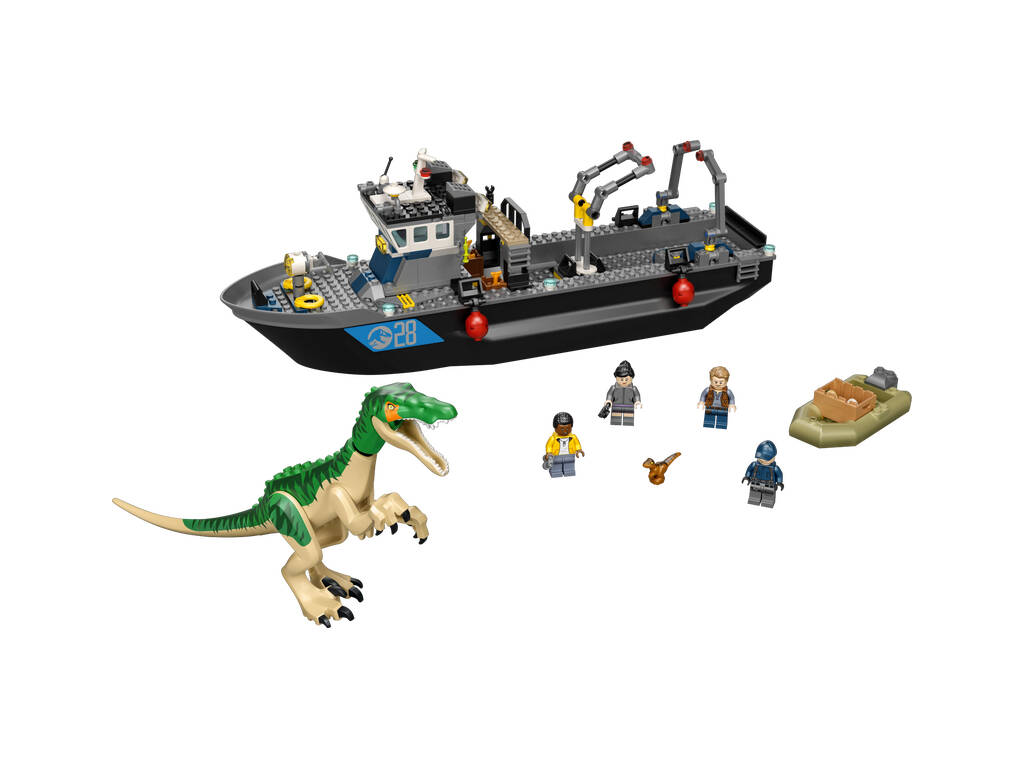 Lego Jurassic World Escape del Barco del Dinossaurio Baryonyx 76942