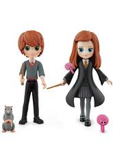 Harry Potter Magique Minis Pack 2 Figurines Ron & Ginny Bizak 61922203