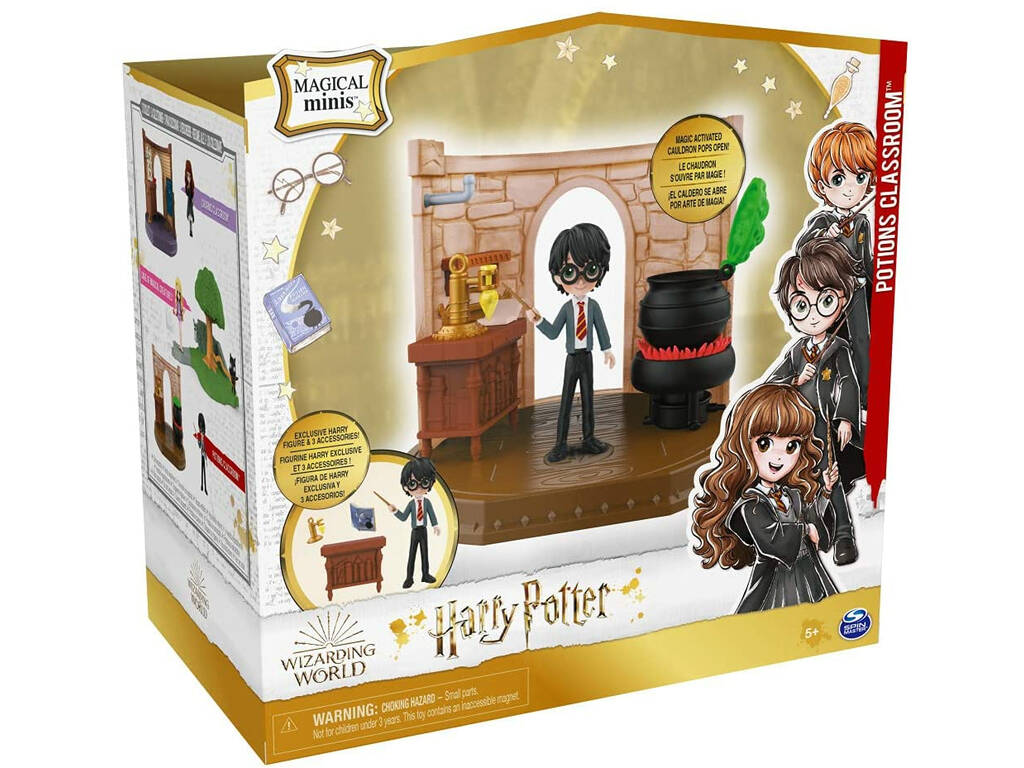 Harry Potter Magical Minis Playset Aula de Pociones Bizak 6192 2202