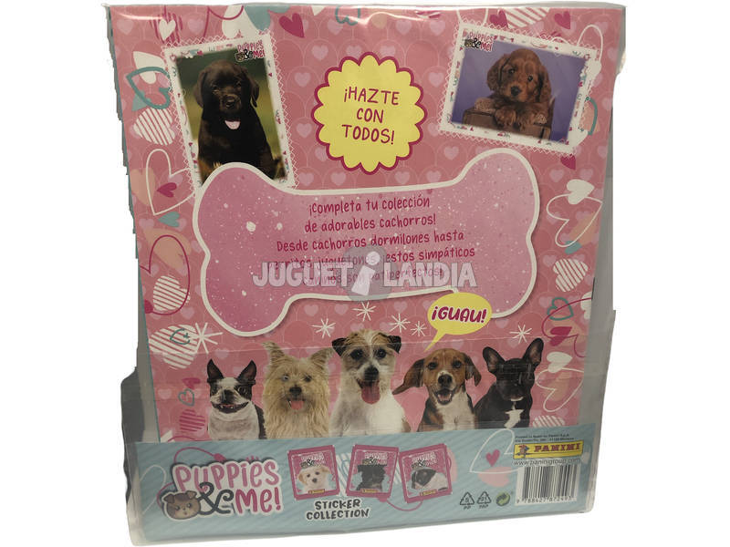 Puppies & Me! Starter Pack Album mit 4 Packungen Panini