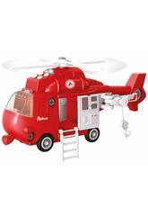 Hlicoptre Transformable de Pompiers Lumires et Sons