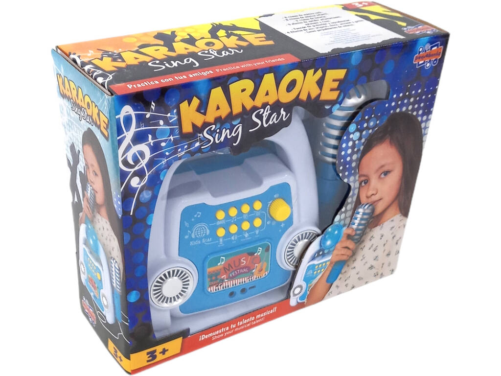 Karaoke Singstar con Microfono y Conexión a Móvil