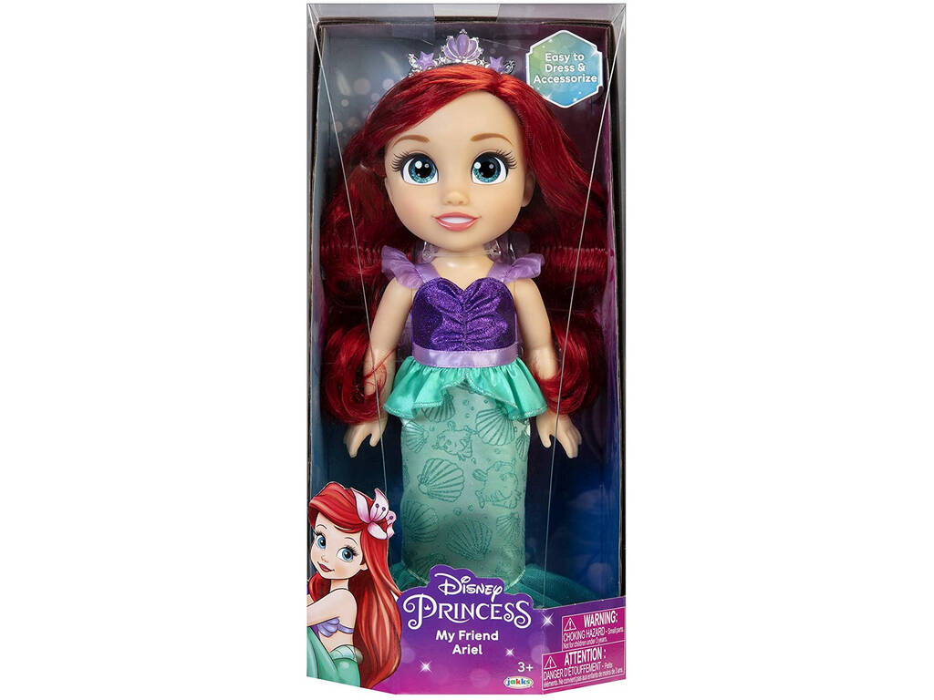 Princesas Disney Minha Amiga Ariel 38 cm.