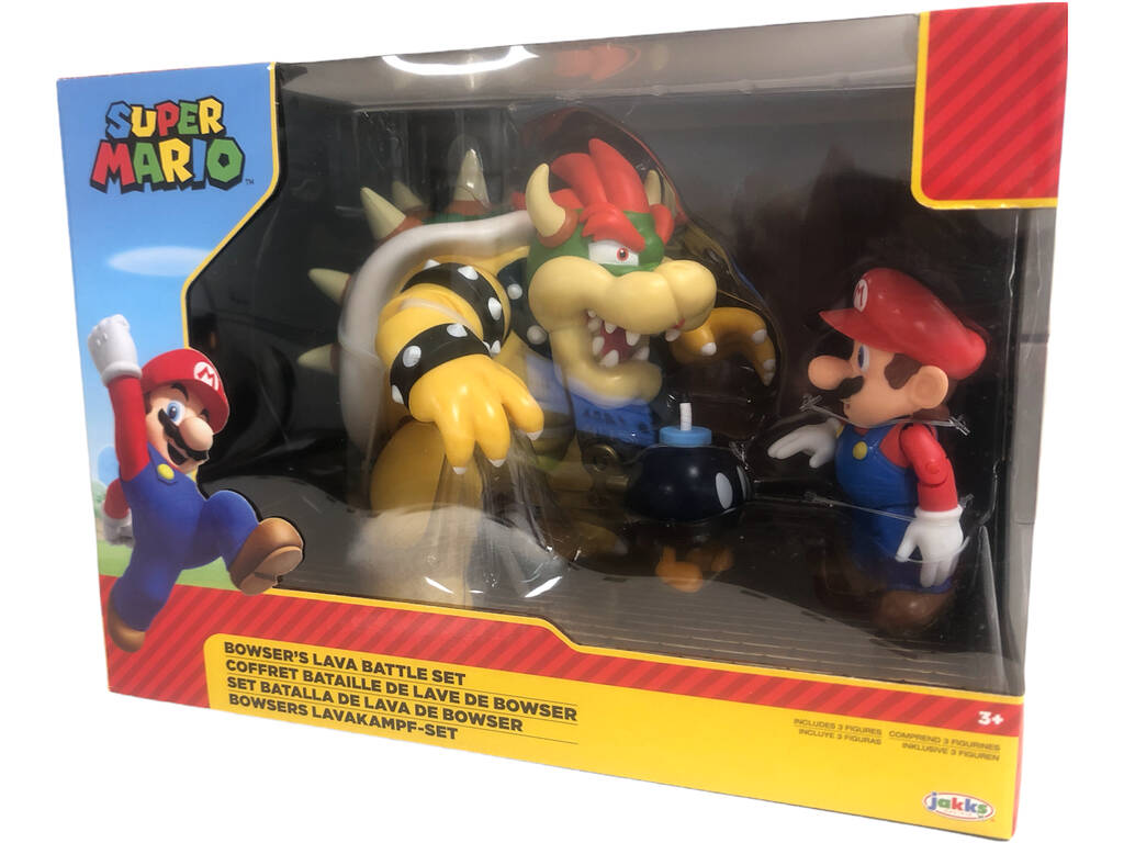 Super Mario Mario Set de jeu Mario vs. Bowser Jakks 64512-4L