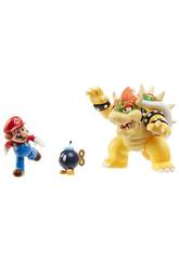 Super Mario Set gioco Mario vs. Bowser Jakks 64512-4L