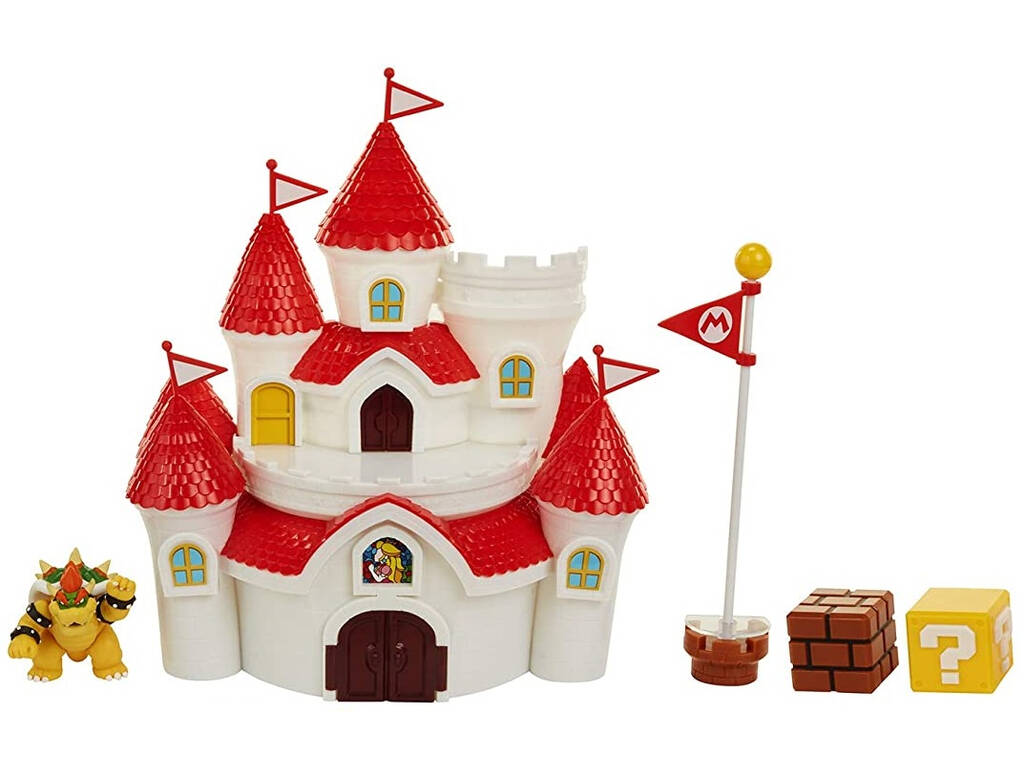 Super Mario Mushroom Kingdom Castle Spielset Jakks 58541-4L