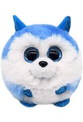 Peluche 10 cm. Puffies Prince Husky TY 42513