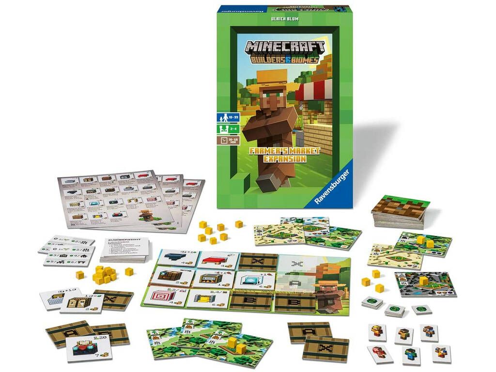 Minecraft Farmer's Market Expansion Jeu de Plateau Ravensburger 26869