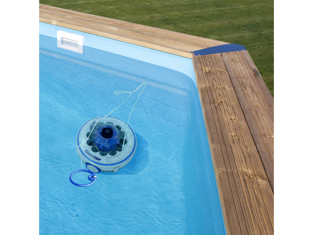Nassläufer-Akku-Pool-Reinigungsroboter für ein- und oberirdische Pools Gre RBR60