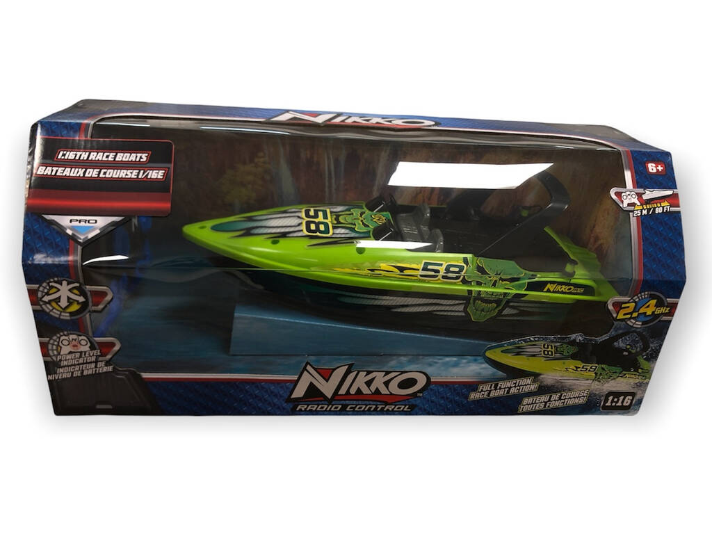 Radio Control 1:16 Race Boats Green Nikko 10171