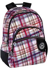 Junior Double Sac  dos 40 degrs Top Desing Plaid Perona 56865