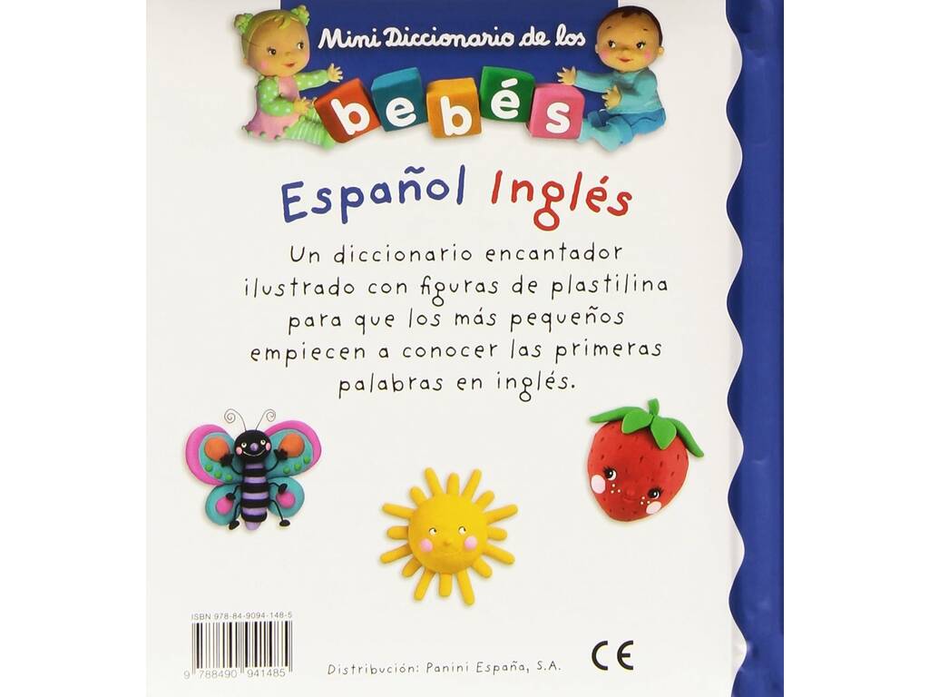 Livre pour enfants Mini Dictionnaire des bébés Espagnol Anglais
