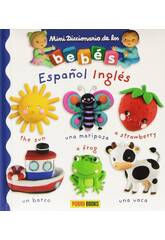 Livro Infantil Mini Dicionário dos Bebés Espanhol Inglês
