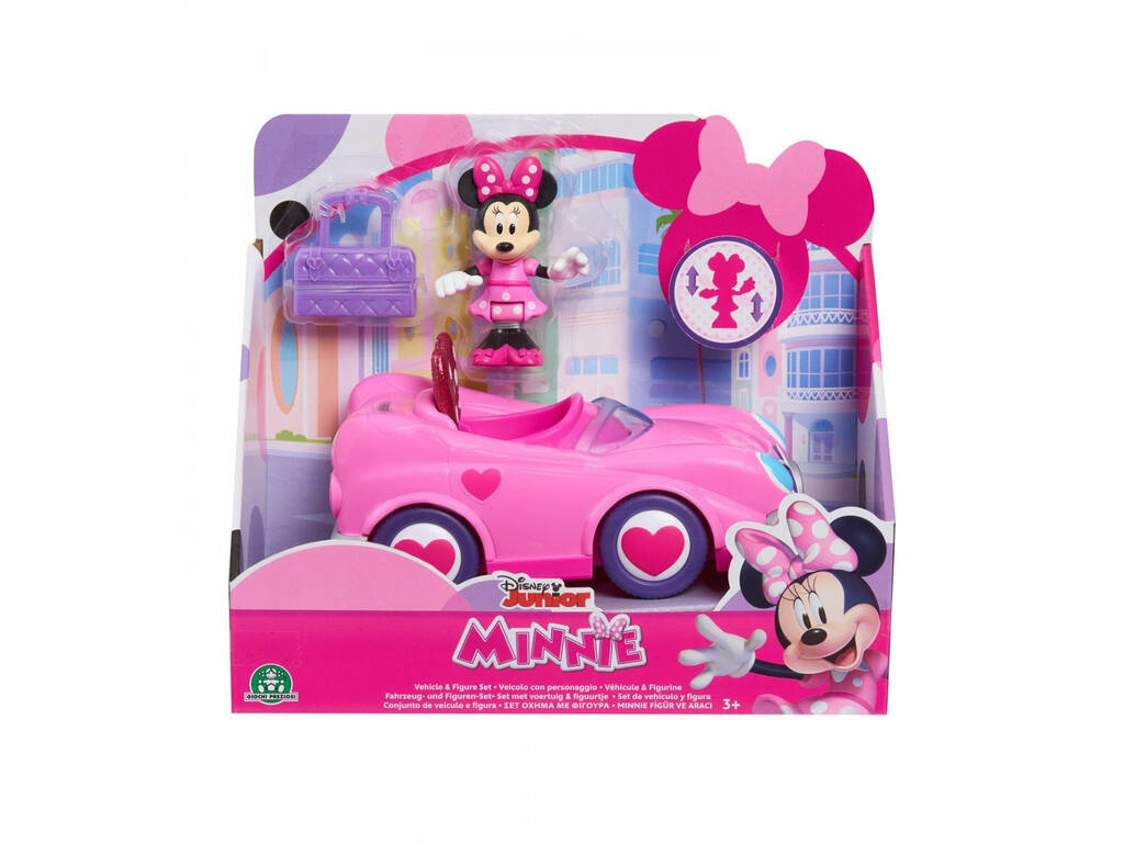 Minnie Figur und Auto Famosa MCN18000
