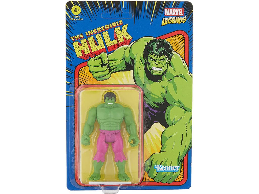 Hulk Marvel Legends Figurine Retro Hasbro F2650