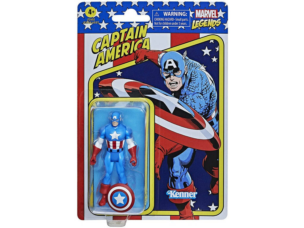 Capitaine America Marvel Legends Figurine Rétro Hasbro F2652