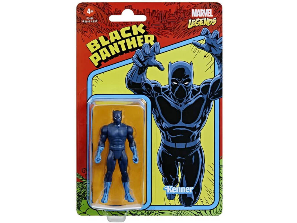 Black Panther Marvel Legends Figura Retro Hasbro F2659