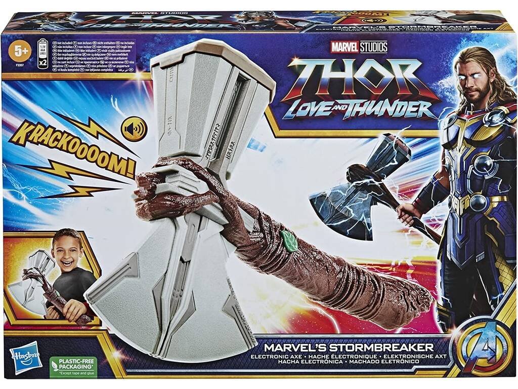 Thor Love And Thunder Stormbreaker Machado Eletrônico Hasbro F3357