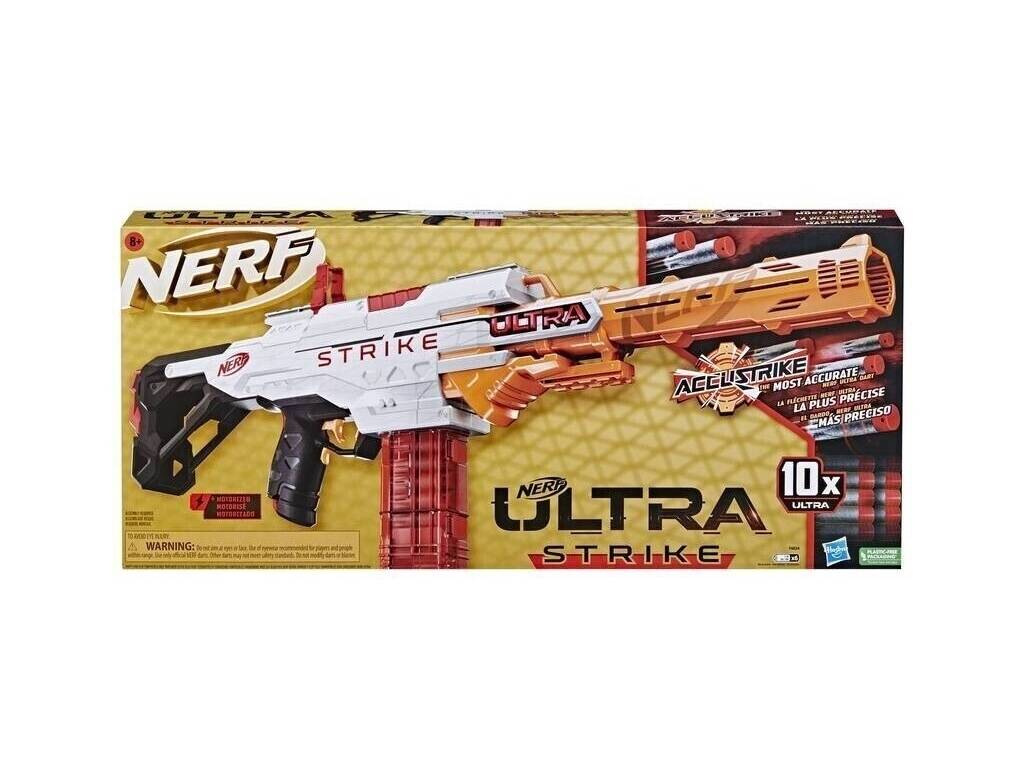 desvanecerse edificio pistola Nerf Ultra Strike Motorizado Hasbro F6024 - Juguetilandia