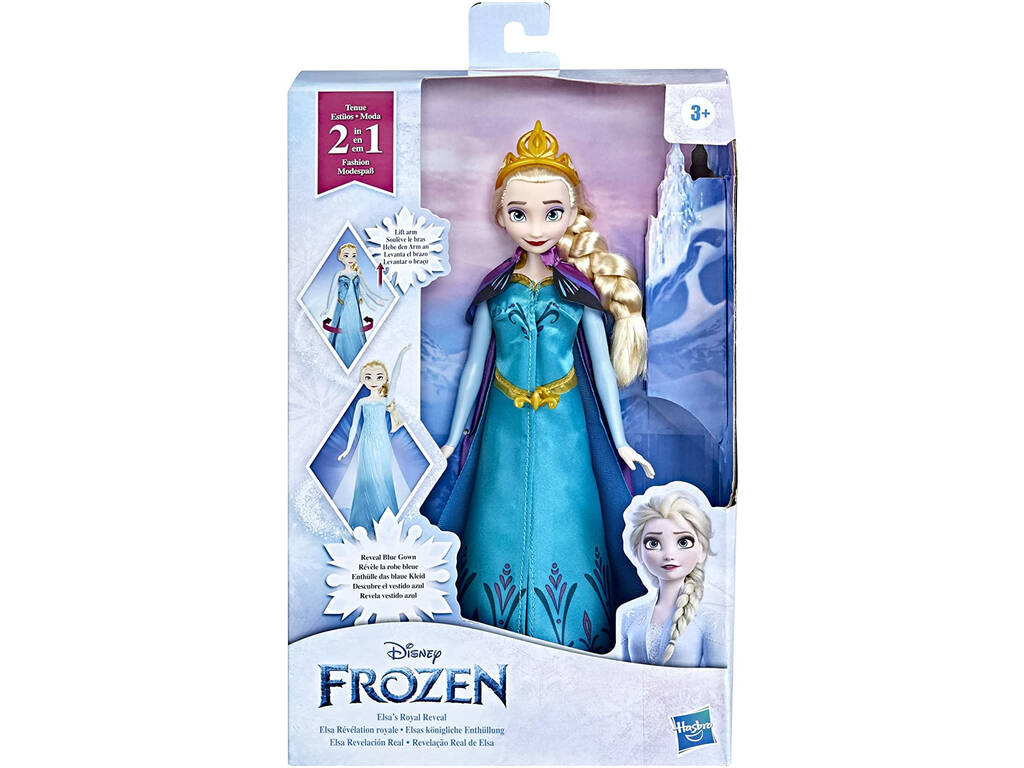 Poupée Frozen Elsa Royal Reveal Hasbro F3254