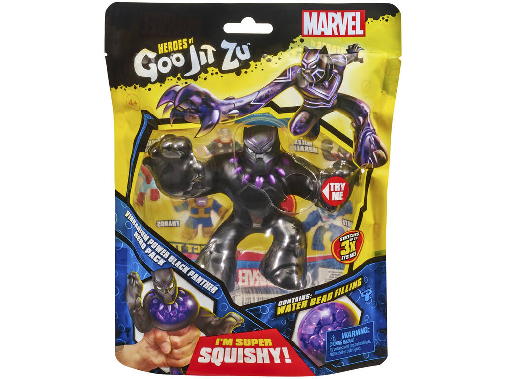 Goo Jit Zu figura Marvel Heroes Black Panther Bandai CO41361
