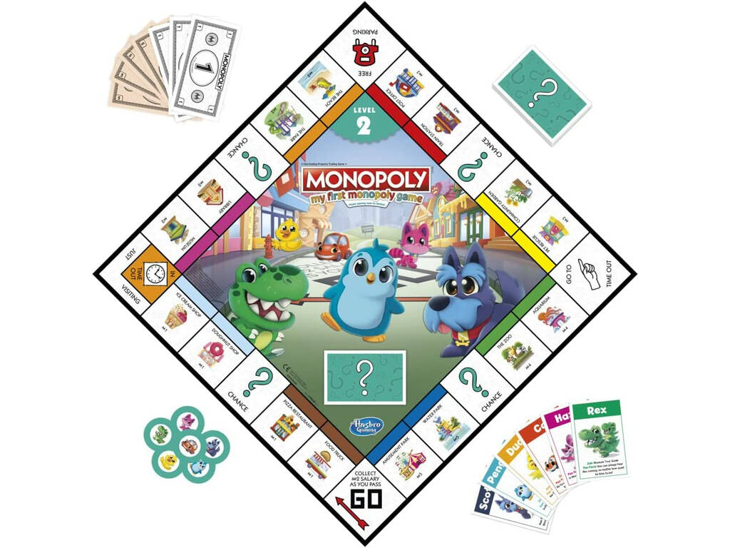 Monopoly Meu Primeriro Monopoly Hasbro F4436