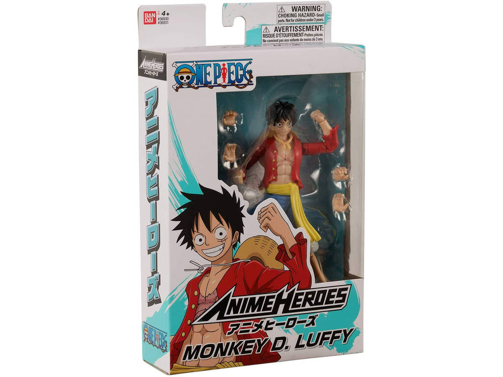 One Piece Anime Heroes Figurine Monkey D. Luffy Bandai 36931