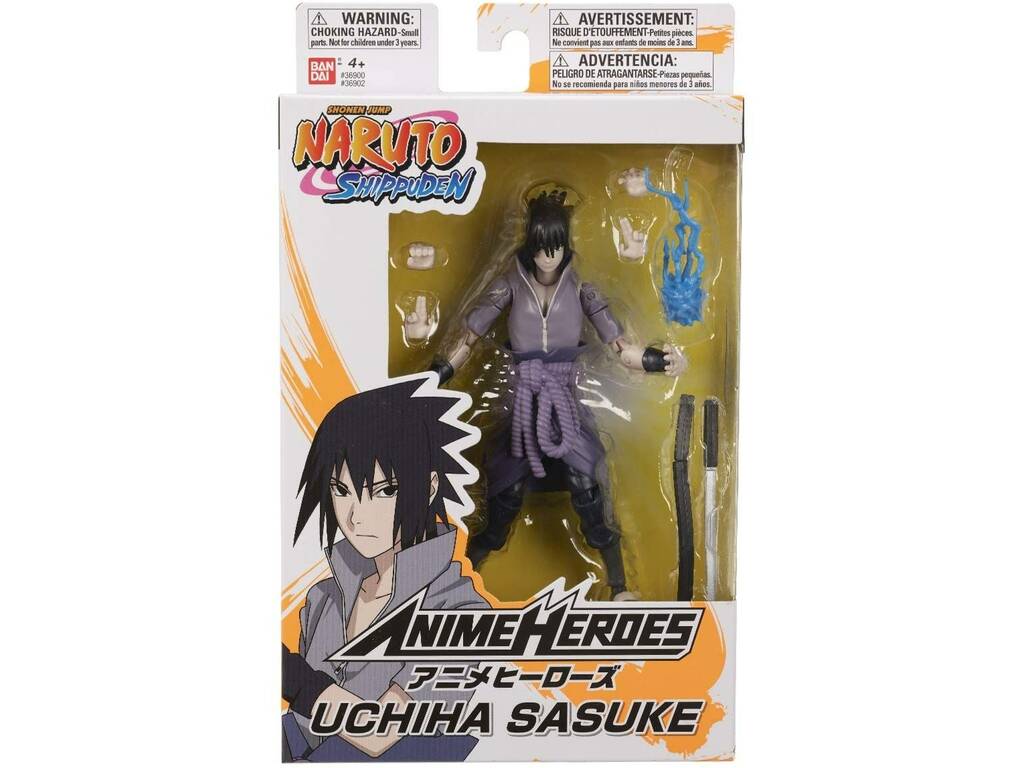 Naruto Figura Anime Heroes Uchiha Sasuke Bandai 36902