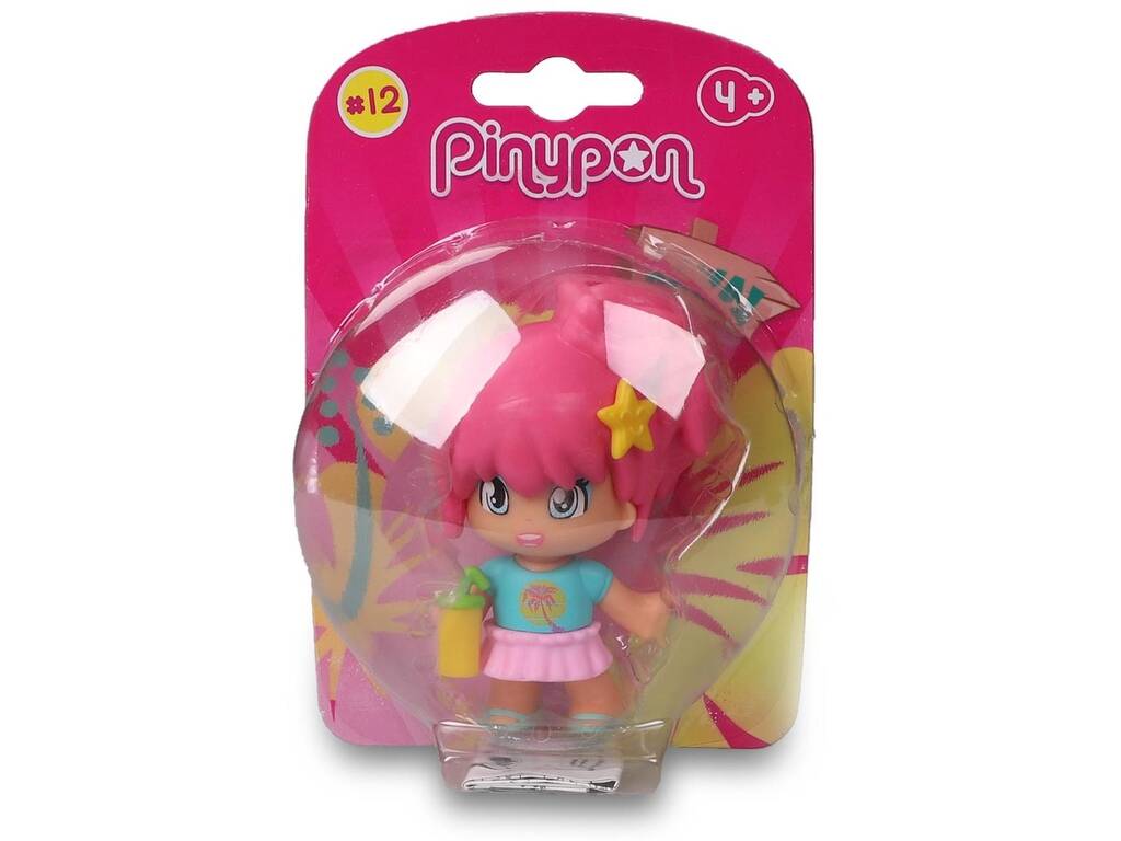 Pinypon Serie 12 Figura Cabelo Rosa Famosa 700017213
