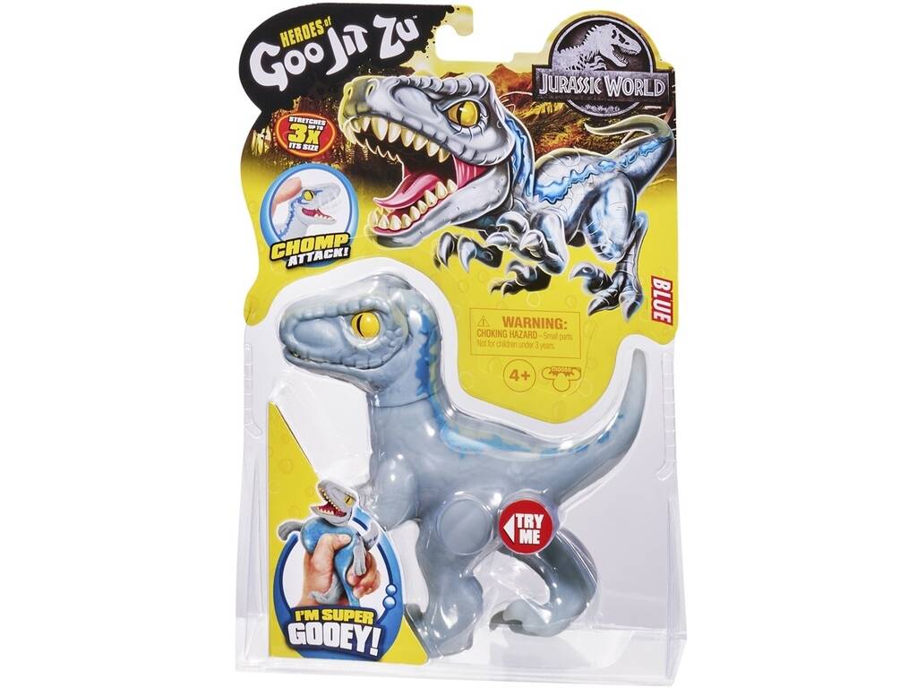 Figure Goo Jit Zu Jurassic World Bleu Bandai CO41303