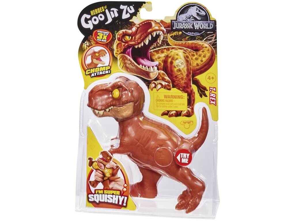 Goo Jit Zu Figura Jurassic World T-Rex Bandai CO41304