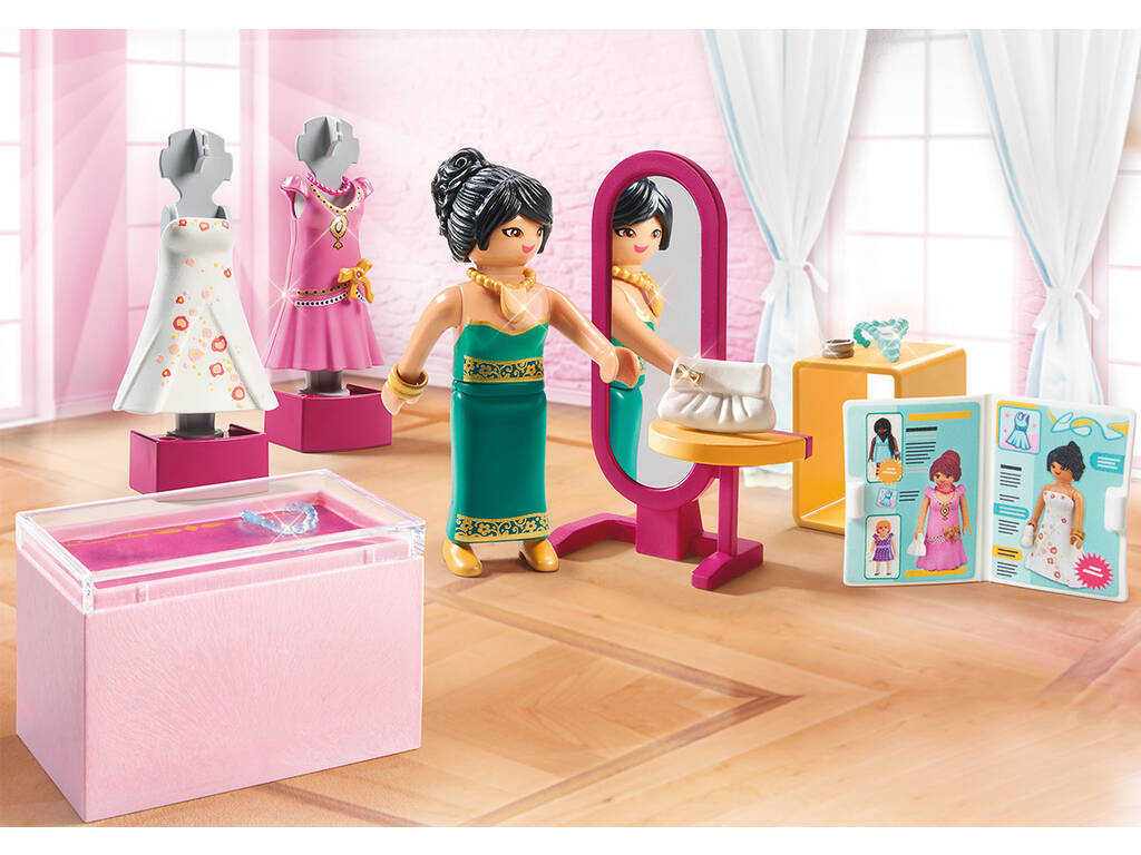 Playmobil Set regalo negozio di moda festivo 70677