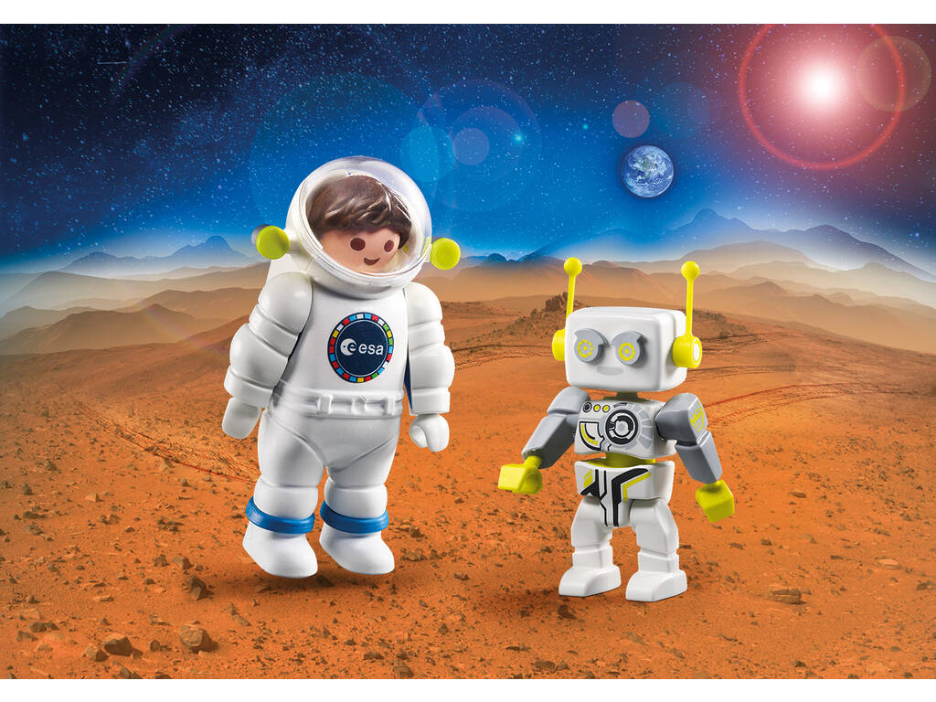 Playmobil Duopack Astronaute Esa et Robert 70991