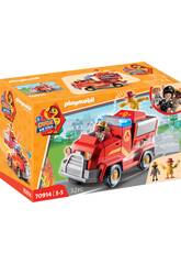 Playmobil D.O.C. Véhicule d'urgence des pompiers 70914