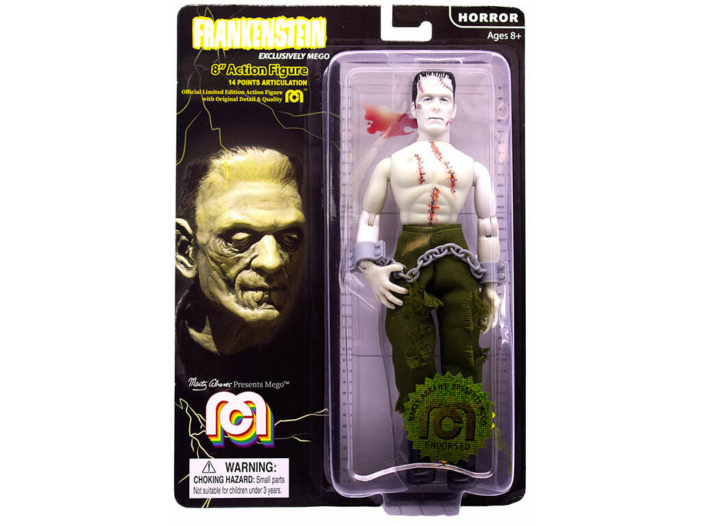 Frankenstein Cicatrice Figura Collezione Mego Toys 62972