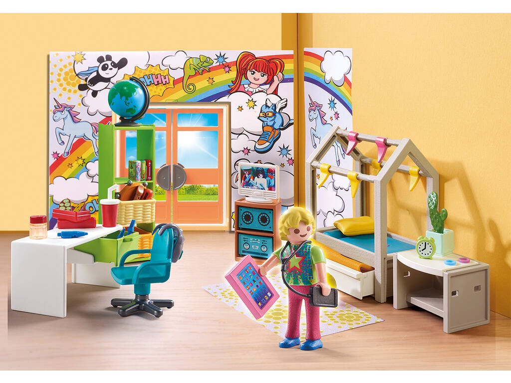 Playmobil Casa Moderna Quarto para Adolescentes 70988