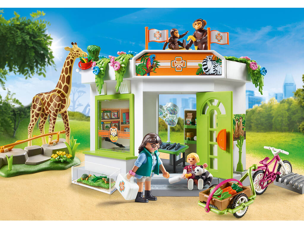 Clinique vétérinaire Playmobil au zoo 70900